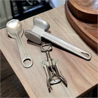 Meat Tenderizer/Short'ning And Ice Cream Spoon