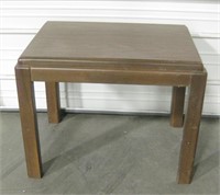 Wood Side Table 19" x 24" x 20"