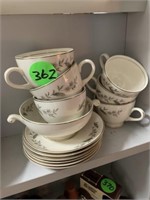 ASSORTED CUPS/ SAUCERS