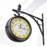 BELMAKS Vintage Double Sided Wall Clock Vintage