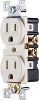 GE Grounding Duplex Outlet, In Wall Receptacle, Ta