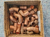 GROUP OF COPPER FITTINGS