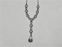 Avon Blue Aquamarine Necklace