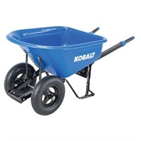 Kobalt 7-cu Ft 2 Wheel High-density Poly Wheelbarr