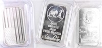 Coin 3 Silver .999 1 Ounce Bars