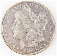 Coin 1901 Morgan Silver Dollar in Fine
