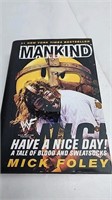 Wrestling WWF Mankind Mick Foley hardcover book