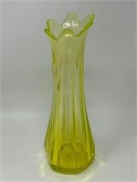 Uranium Glass Stretch Vase