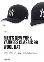 NIKE MEN'S NEW YORK YANKEES CLASSIC 99 WOOL HAT -
