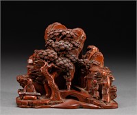 Boxwood mountain in Qing Dynasty
