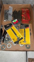 Bearings, bits, offset screwdrivers, etc.