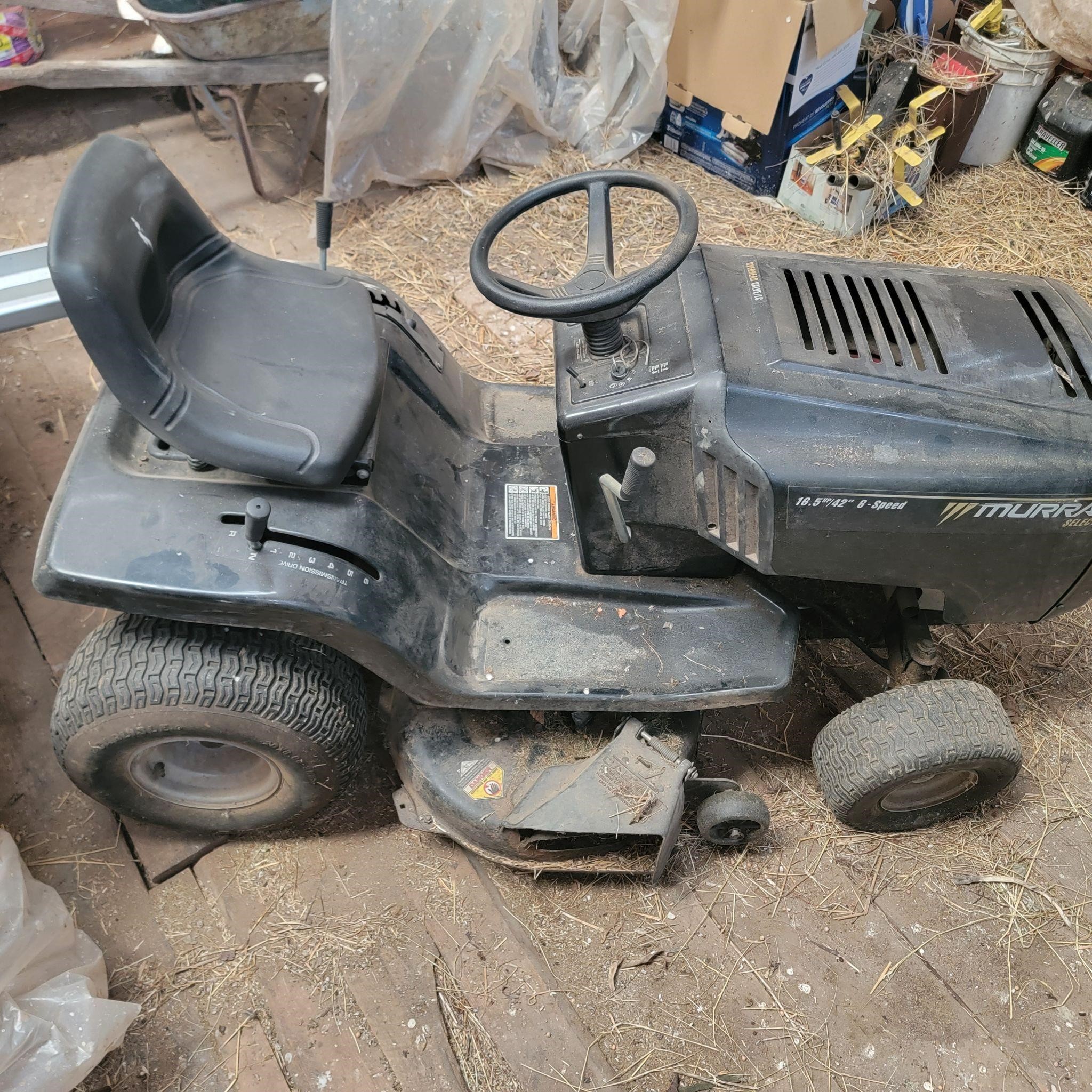 Murray Lawn Tractor- 42" 16.5HP