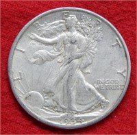 1934 D Walking Liberty Silver Half Dollar