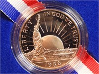 1986 Staue of Liberty Half Dollar