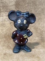 Older Minnie Mouse Cast Iron Disney Figure 2.5
