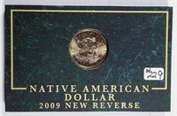 2009  Native American Dollar in display