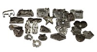 COLLECTION OF FIGURAL TIN COOKIE CUTTERS