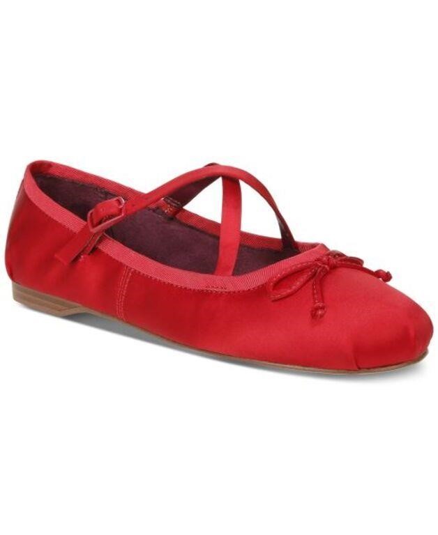 Circus Women's 9.5 Zuri Ballet Flat, Red 9.5