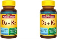3Pk Nature Made Vitamin D3 K2  5000 IU