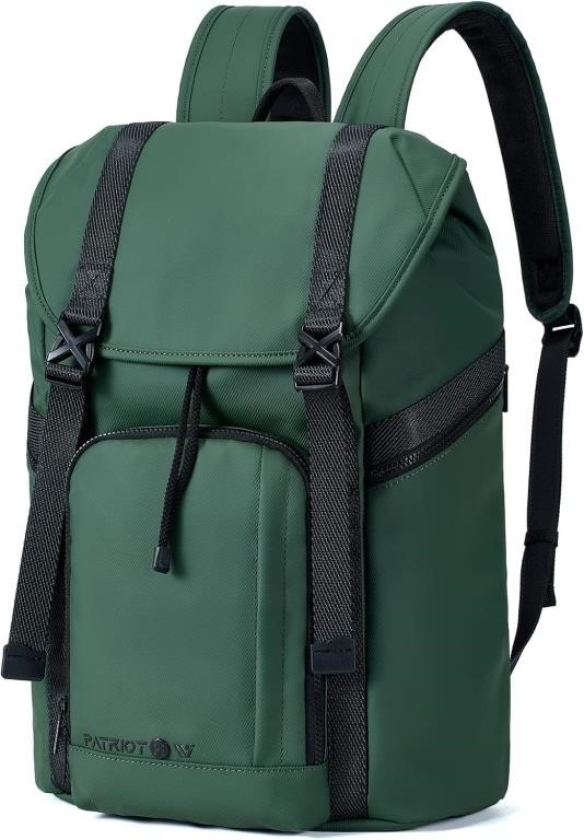 Water Resistant Backpack, Green