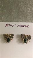 Betsey Johnson Dragon Fly Earrings