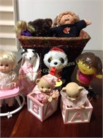 Cabbage Patch Doll, Music Boxes, More