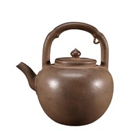 Qing Dynasty Dabin purple clay pot