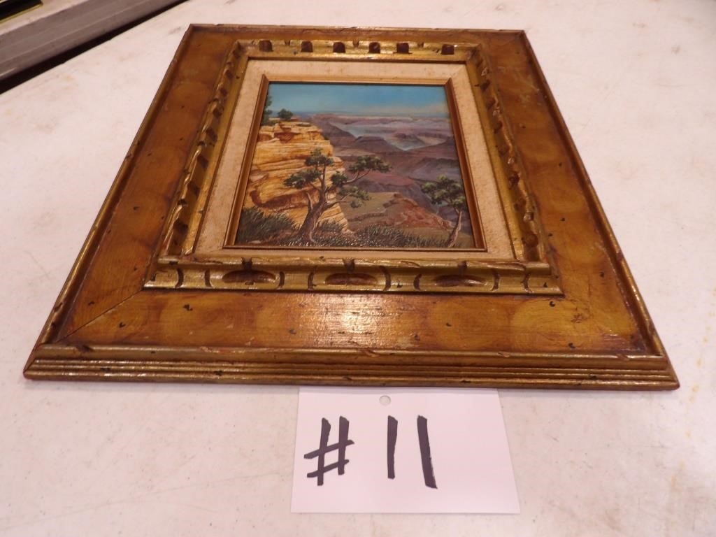 C.G. Blaylock, 1985, signed painting