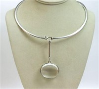 TORUN FOR GEORG JENSEN STERLING CHOKER & PENDANT