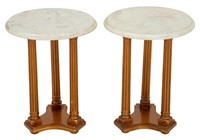 Neoclassical Revival Giltwood Side Tables, Pair