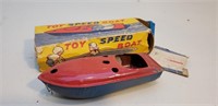 Rare Vintage 1930's Toy Speed Boat candle