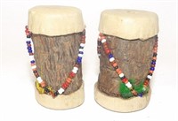 Native American Beaded Drums