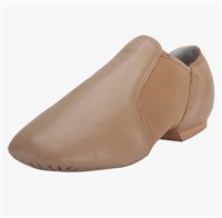 Leather Jazz Shoe Slip On for Girls and Boys