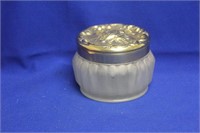 Satin Glass Jar with Lid