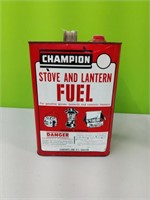 Vintage Champion  Stove & Lantern Fuel Can. Full