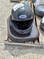 Helmet and seat