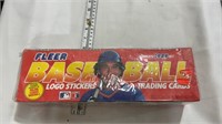 ‘80 fleer baseball logo stickers and cards