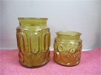 Amber Canister No Lids