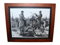 John Wayne framed print