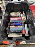 LARGE BIN OF MILITARY RELATED BOOKS