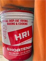 HRI Shortening Can Vintage