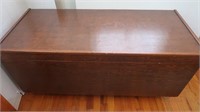 Hand-made Wood Blanket Chest-48"Wx21"Dx22"H