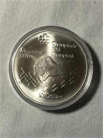 1976 Silver Canadian Olympics $10 Coin