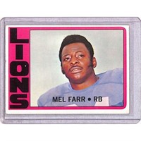 1972 Topps Mel Farr High Number