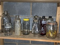 Vintage Jars Oil for Lamps