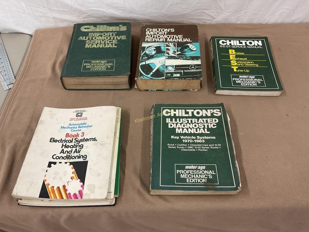 Vintage Chilton’s manuals Imports & More