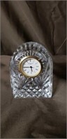 Waterford crystal with quartz clock