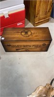 NRA Armed With Pride wooden box