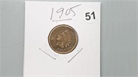 1905 Indian Head Cent rd1051