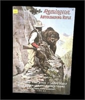 Remington tin sign, 16" x 11"